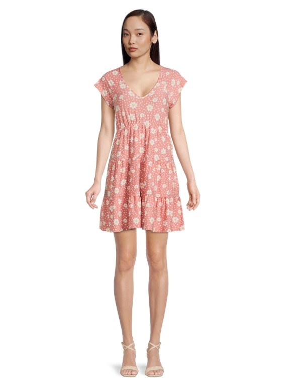 babydoll dress on model