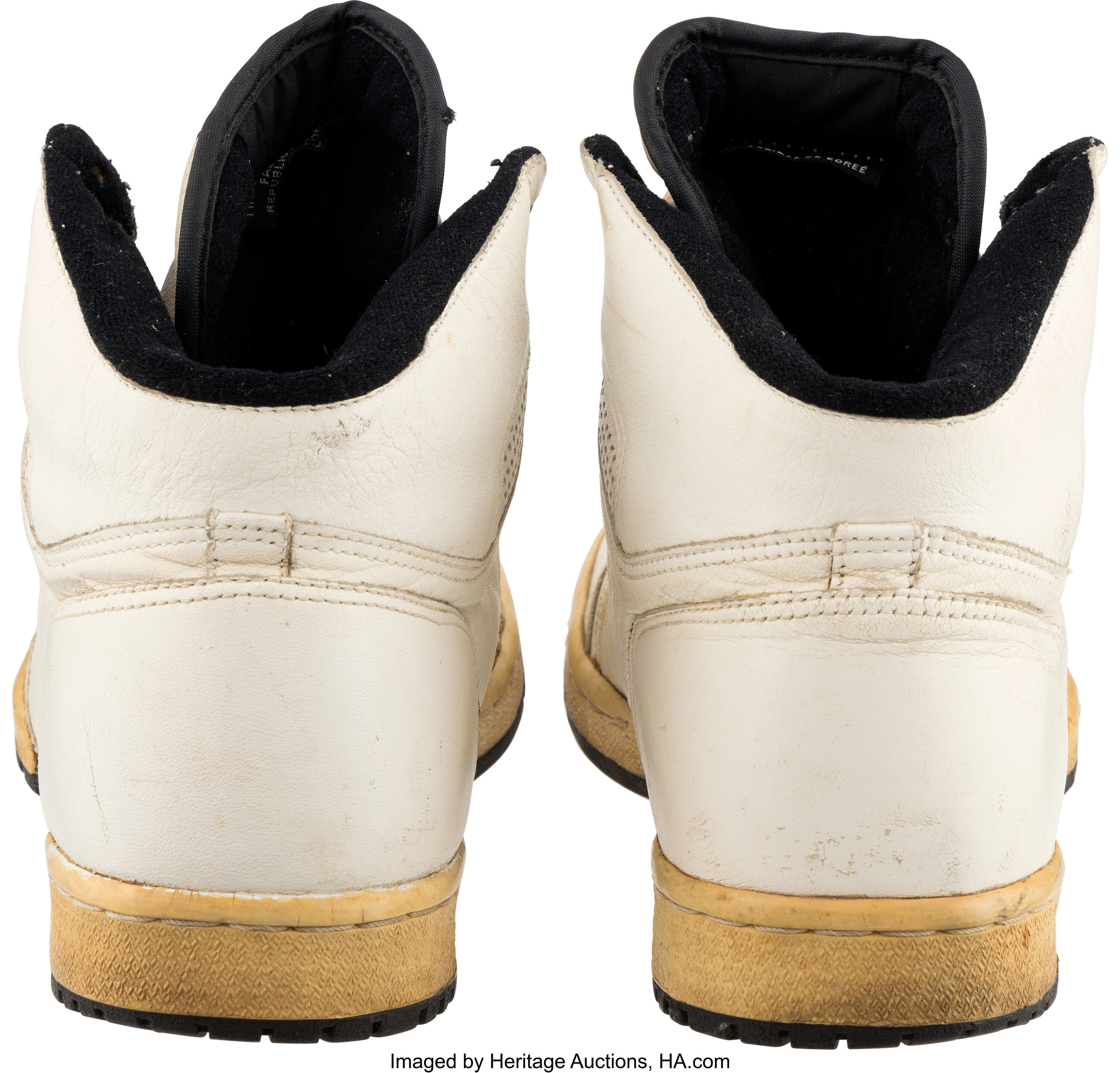 Air Jordan 2 II 1987 Unreleased Prototype White Black Heel