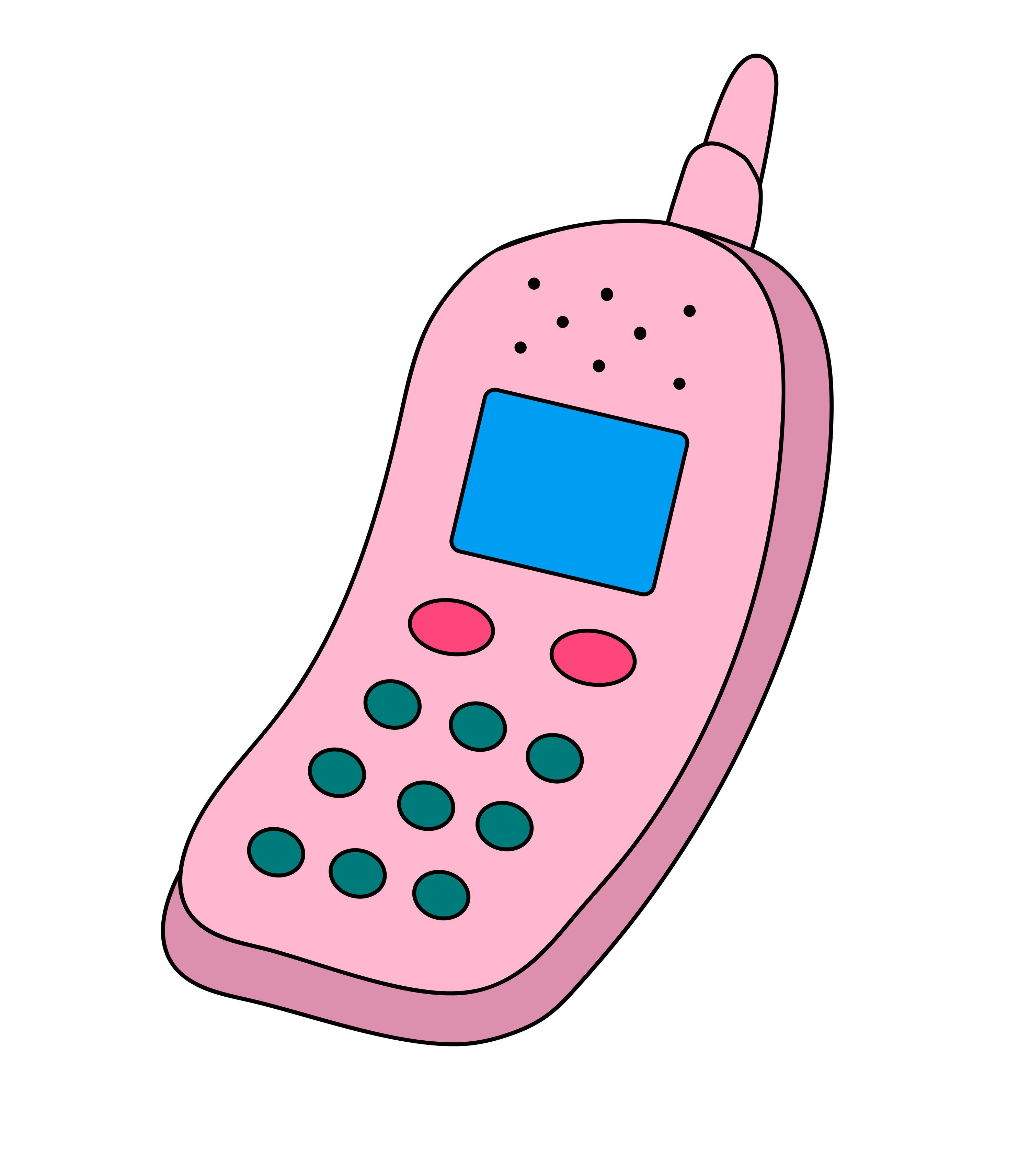 illustration of a phone