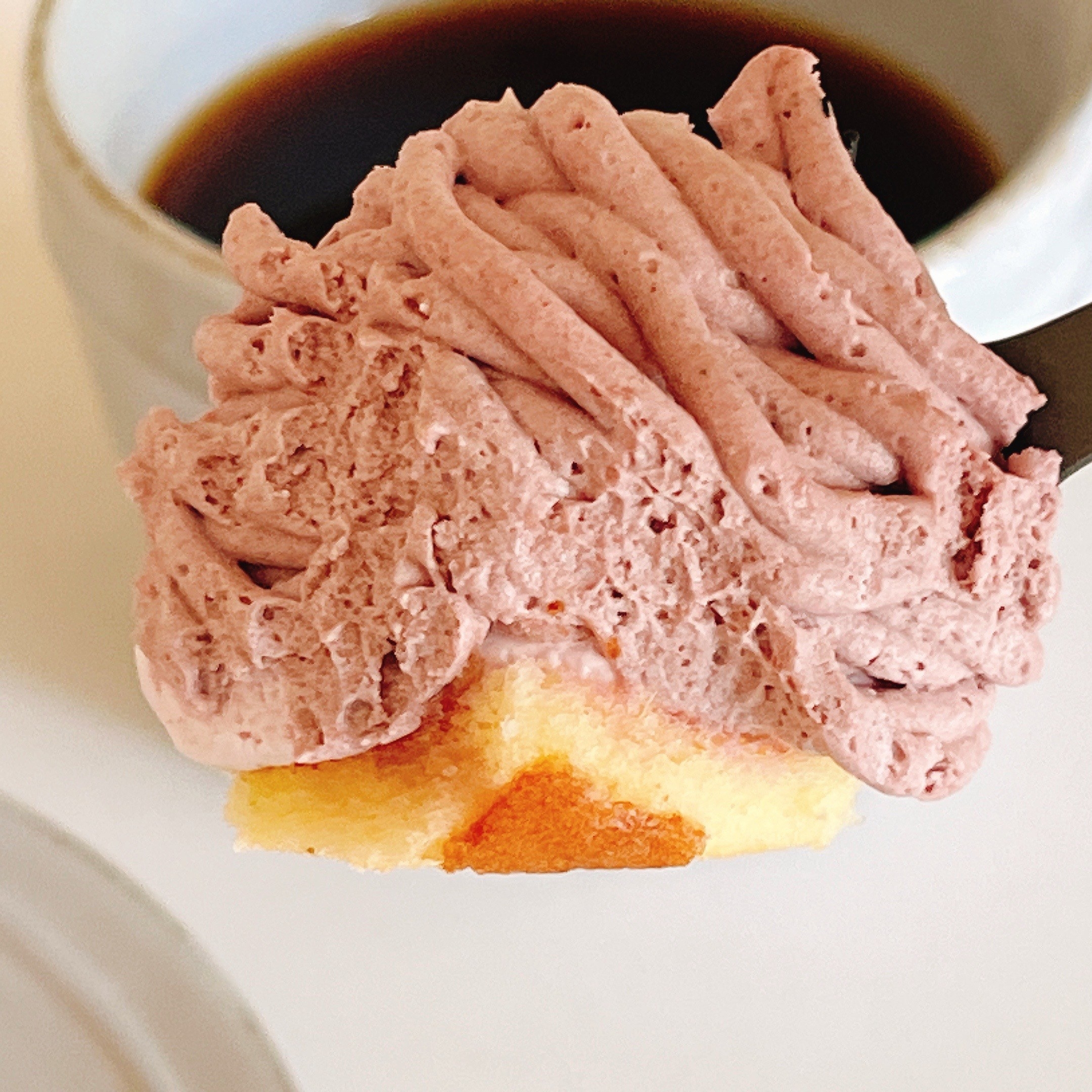 ミニストップの沖縄フェアスイーツ「紅芋モンブラン」