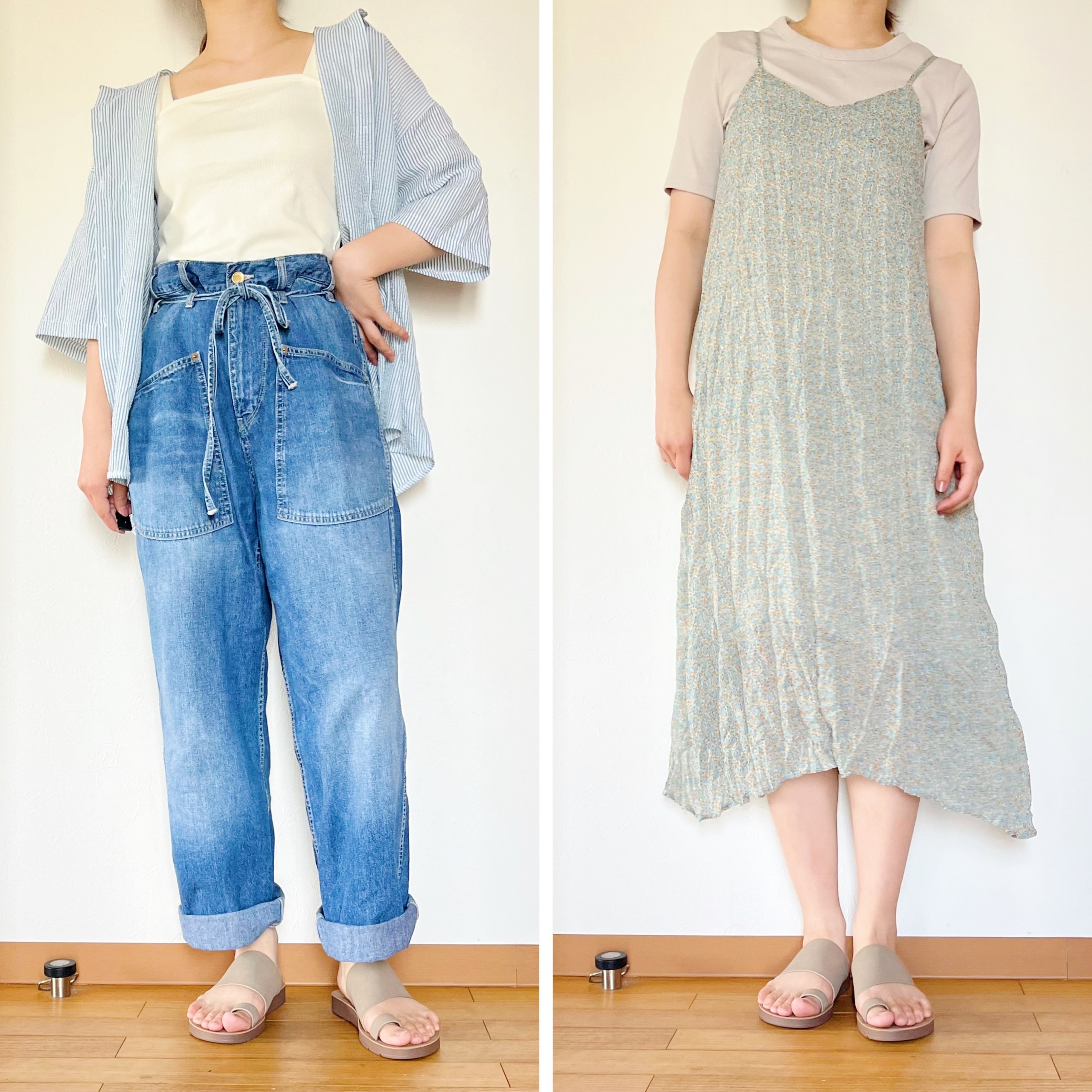 GLOBAL WORK（グローバルワーク）のおすすめのサンダル「らくっショントングサンダル」