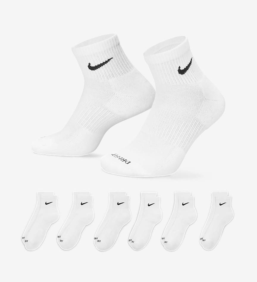 Image of white ankle socks