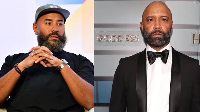 ebro darden and joe budden are pictured