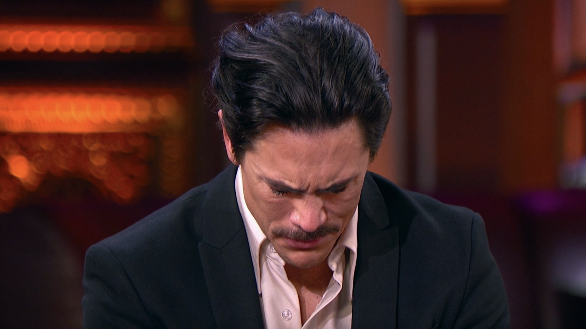 Tom Sandoval crying