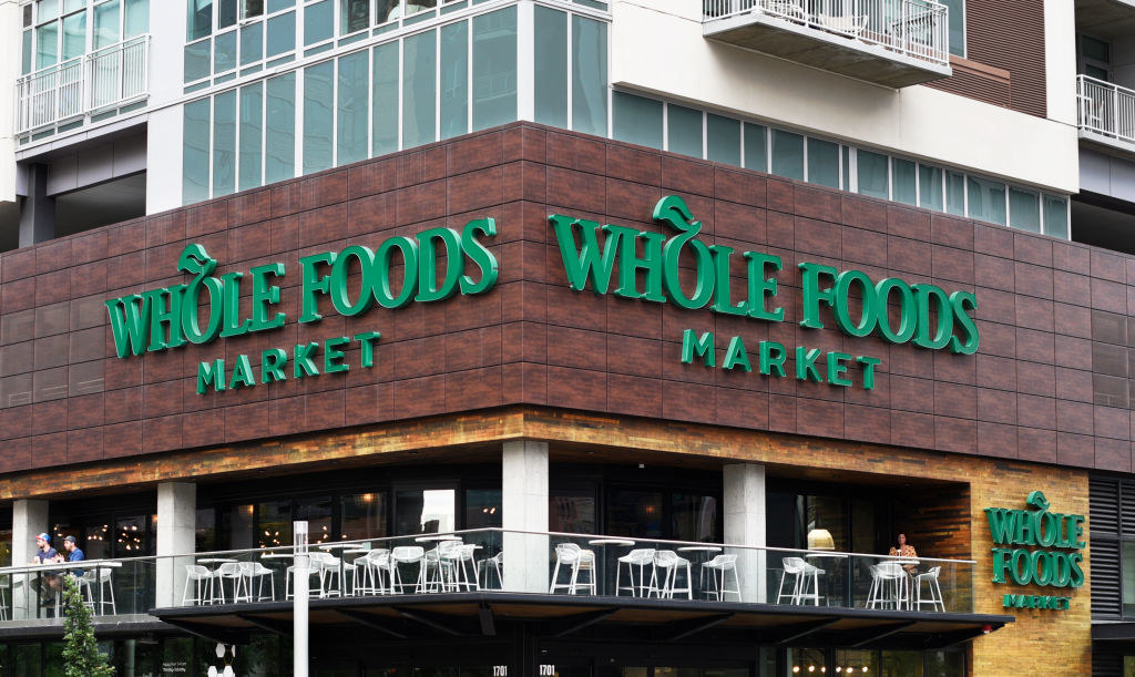 The exterior of Whole Foods Market