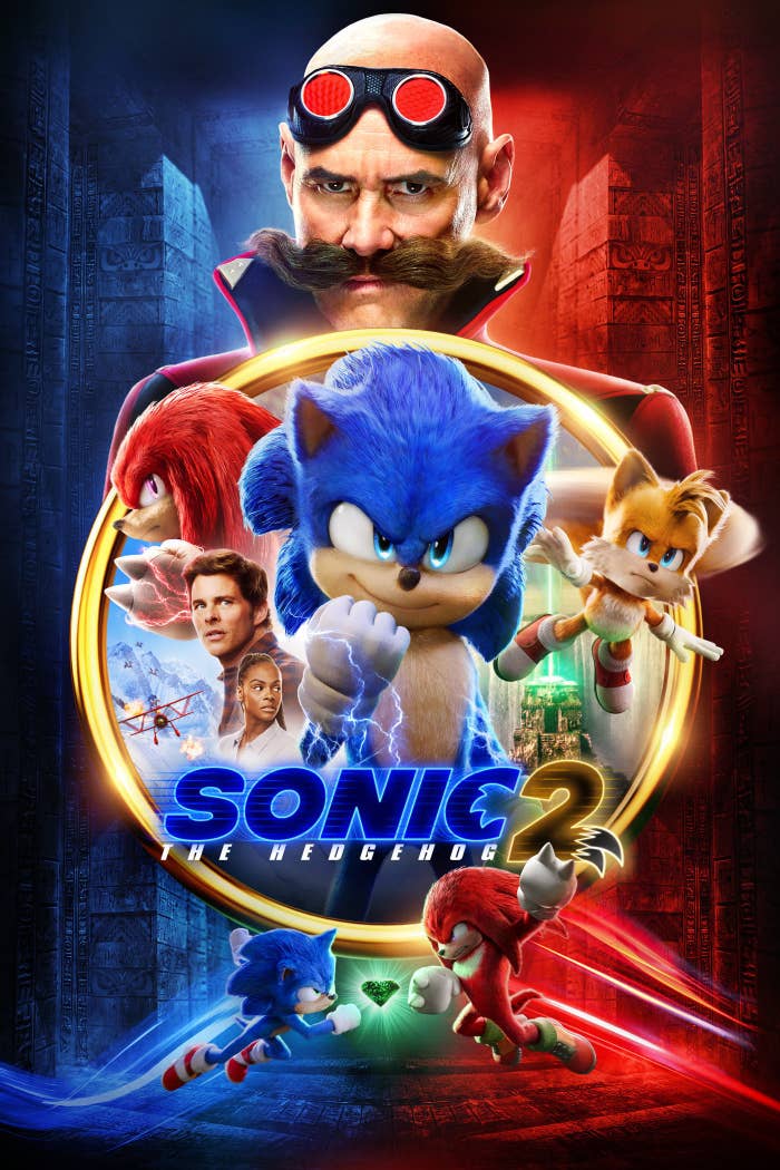 Movie poster for Sonic the Hedgehog 2