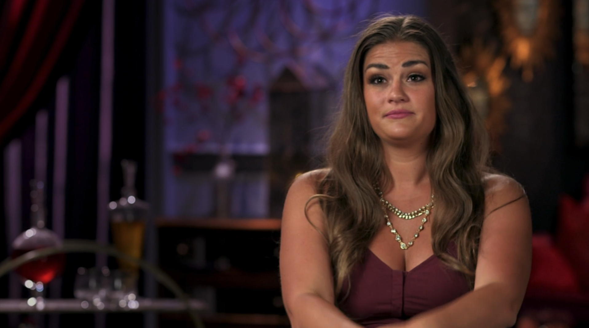 Brittany looking annoyed during a confessional