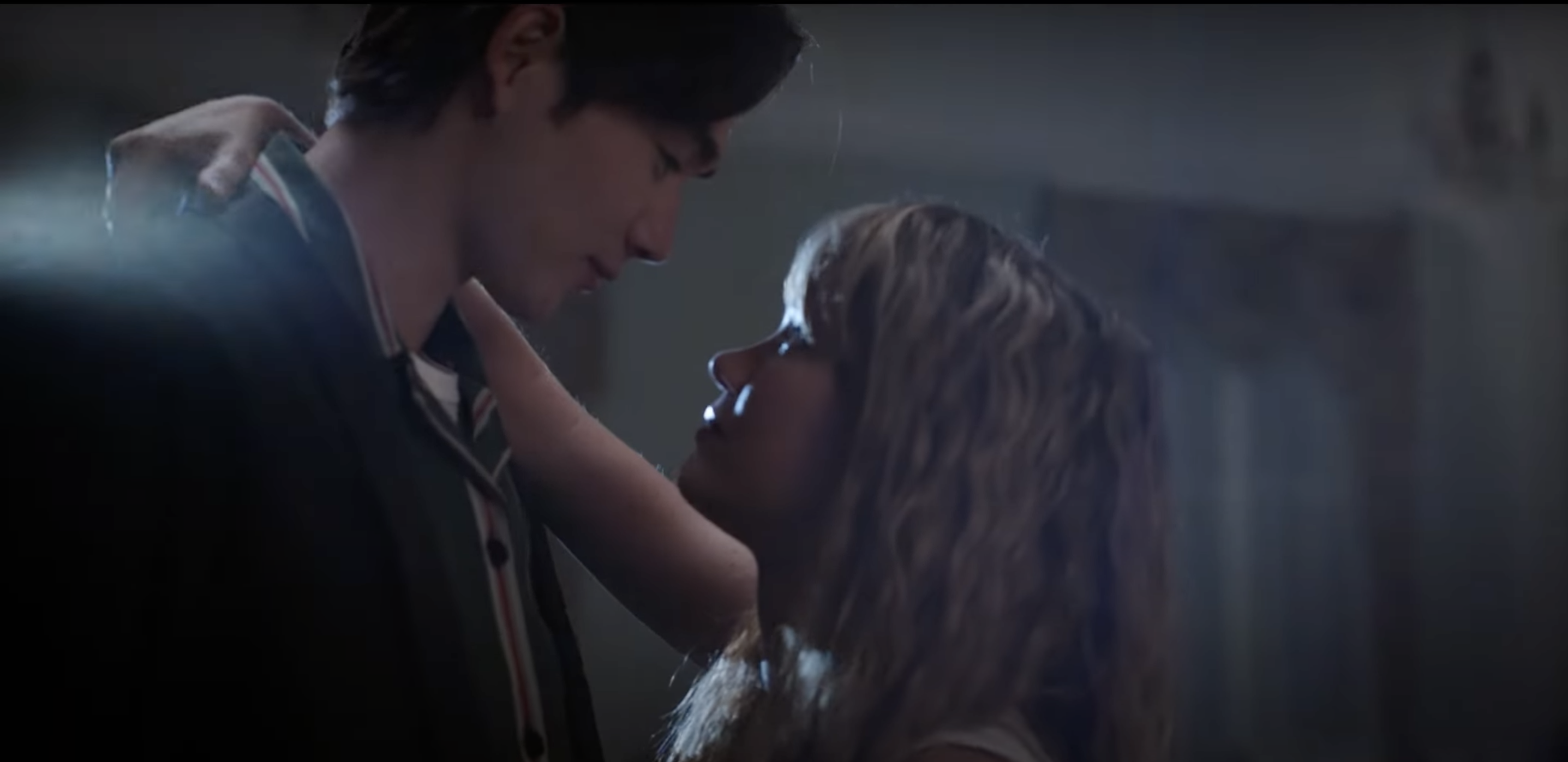 Steven and Taylor standing closely