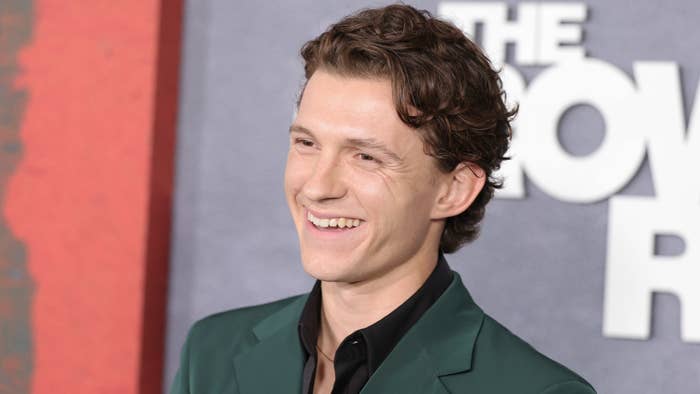 tom holland on red carpet