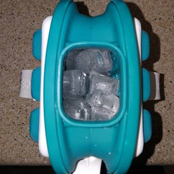 The crystal wrong the tray erstwhile it's frozen