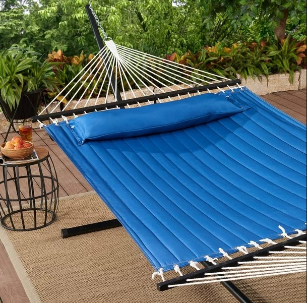 The blue tree hammock