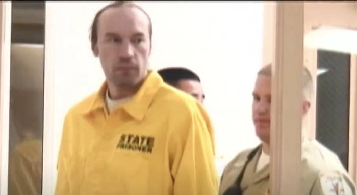 Clifton wearing a &quot;State Prisoner&quot; uniform