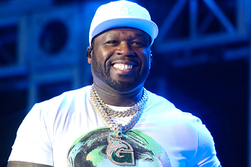 50 cent is seen performing