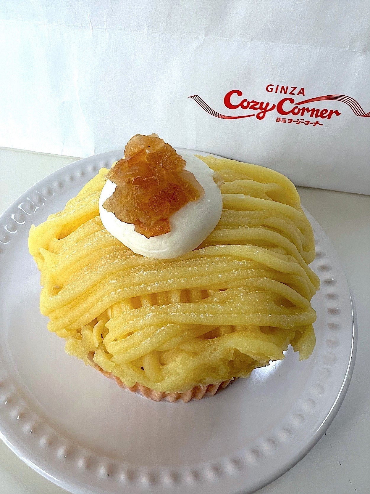 銀座コージーコーナーのおすすめのスイーツ「レモンブラン」