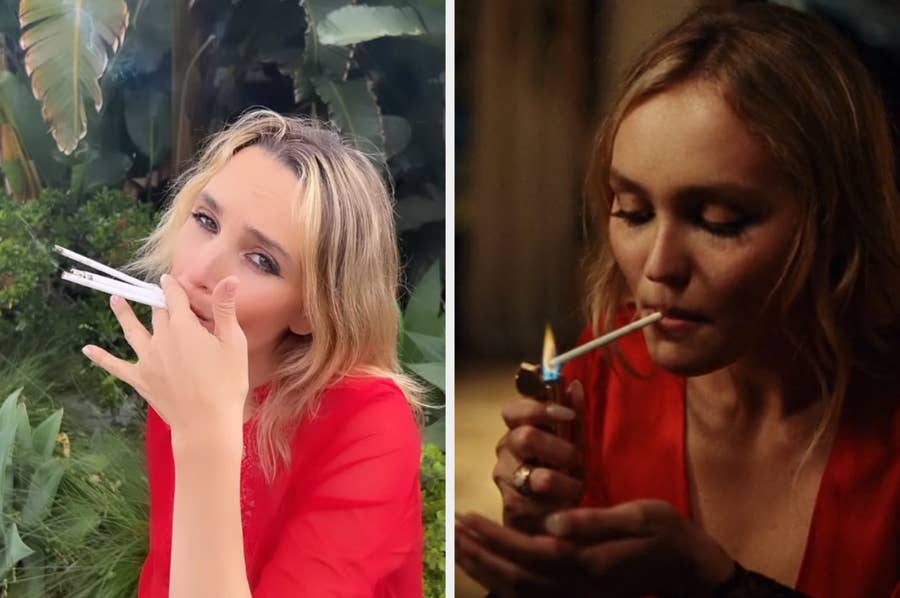 does lily rose depp smoke cigarettes Lily-Rose Depp Reacted To Chloe Fineman's Impression Of Her