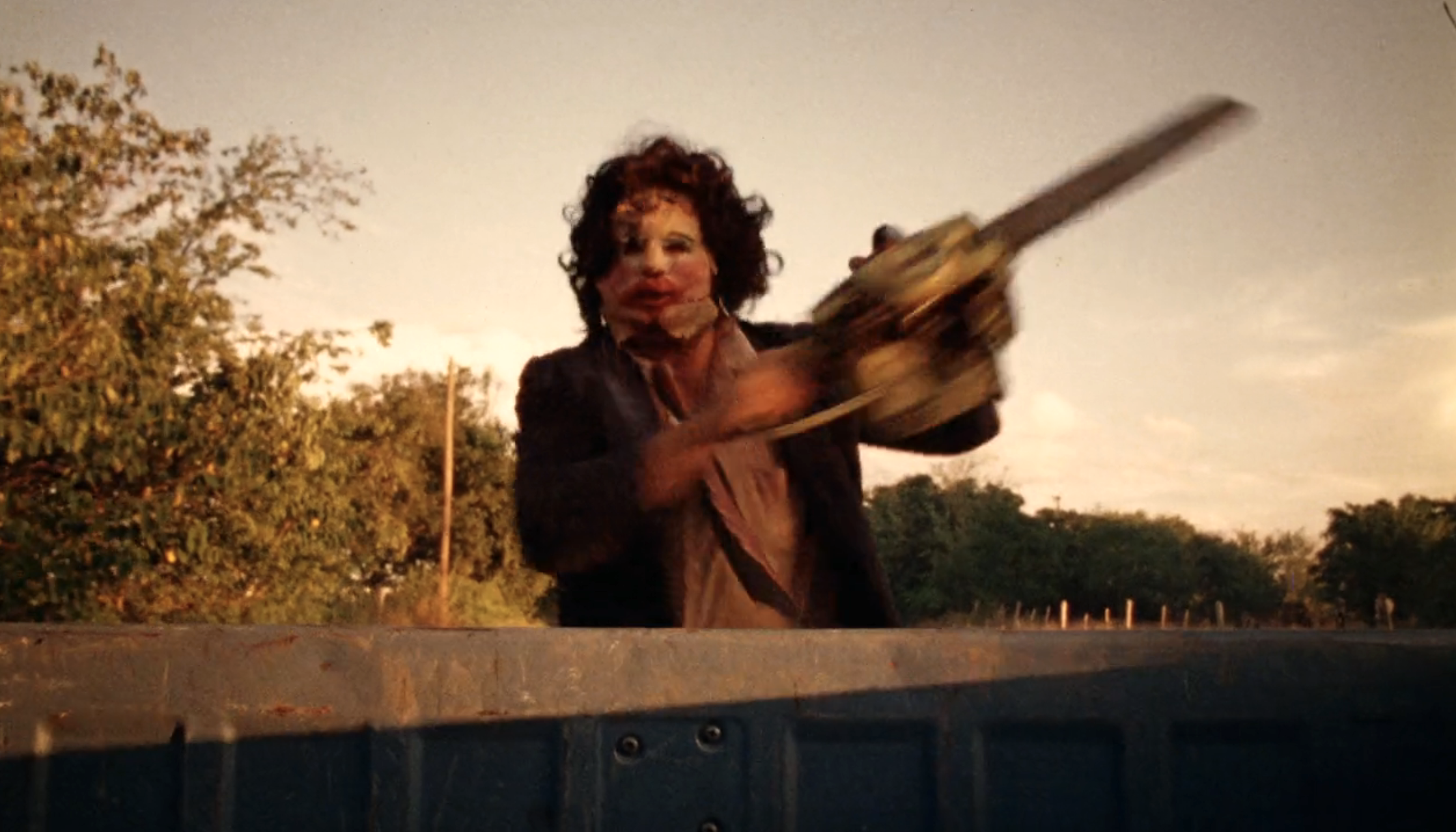 Leatherface with the chainsaw