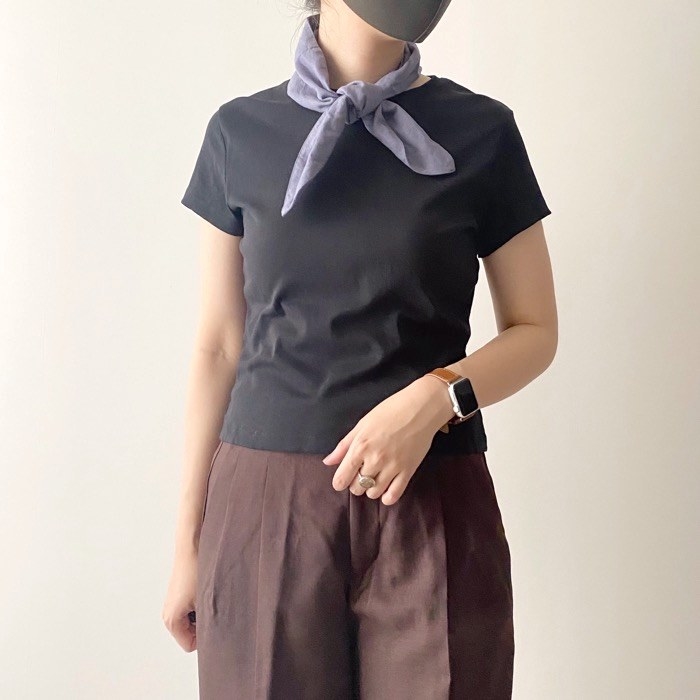 無印良品のオススメの商品「天然由来の接触冷感 ポケット付きスカーフ」