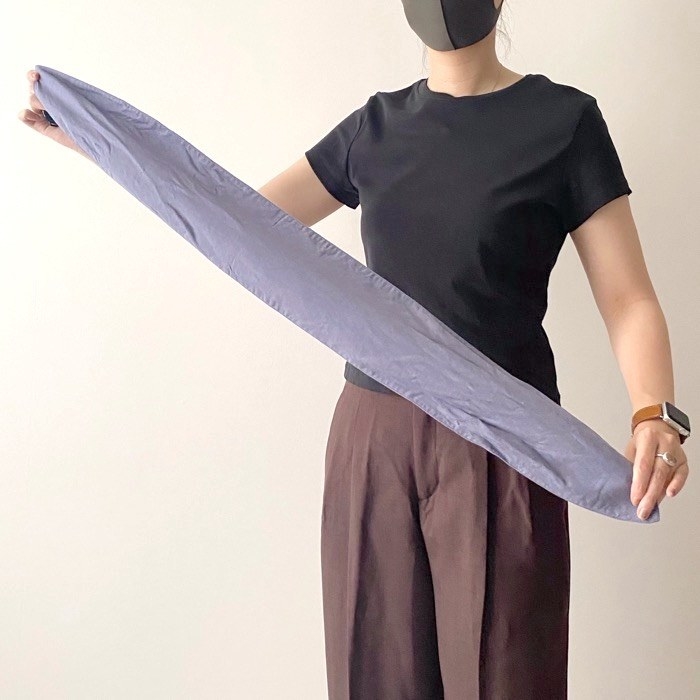 無印良品のオススメの商品「天然由来の接触冷感 ポケット付きスカーフ」