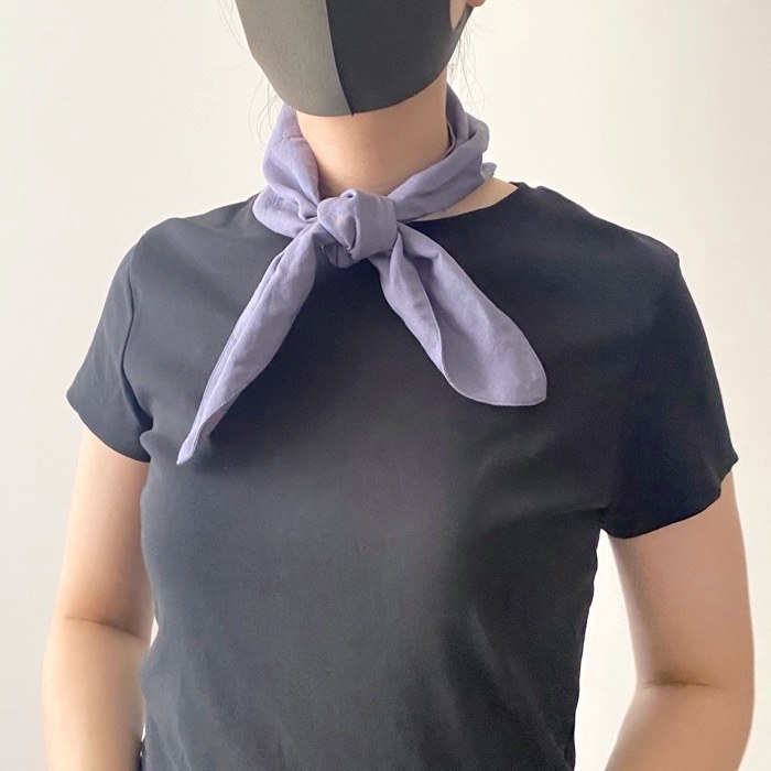 無印良品のオススメの商品「天然由来の接触冷感 ポケット付きスカーフ」