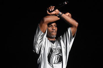 dmx is seen performing live