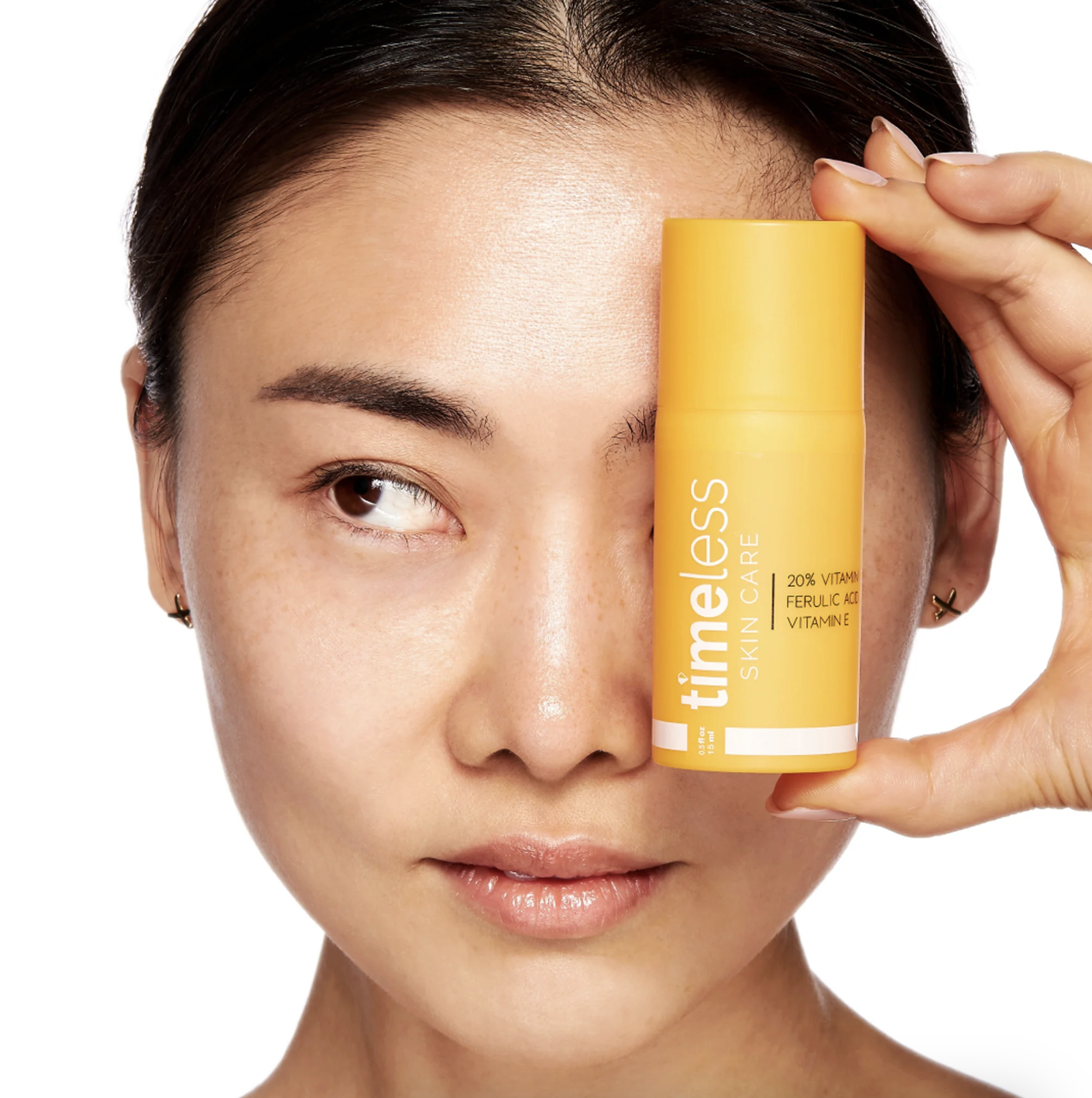 model holding the product