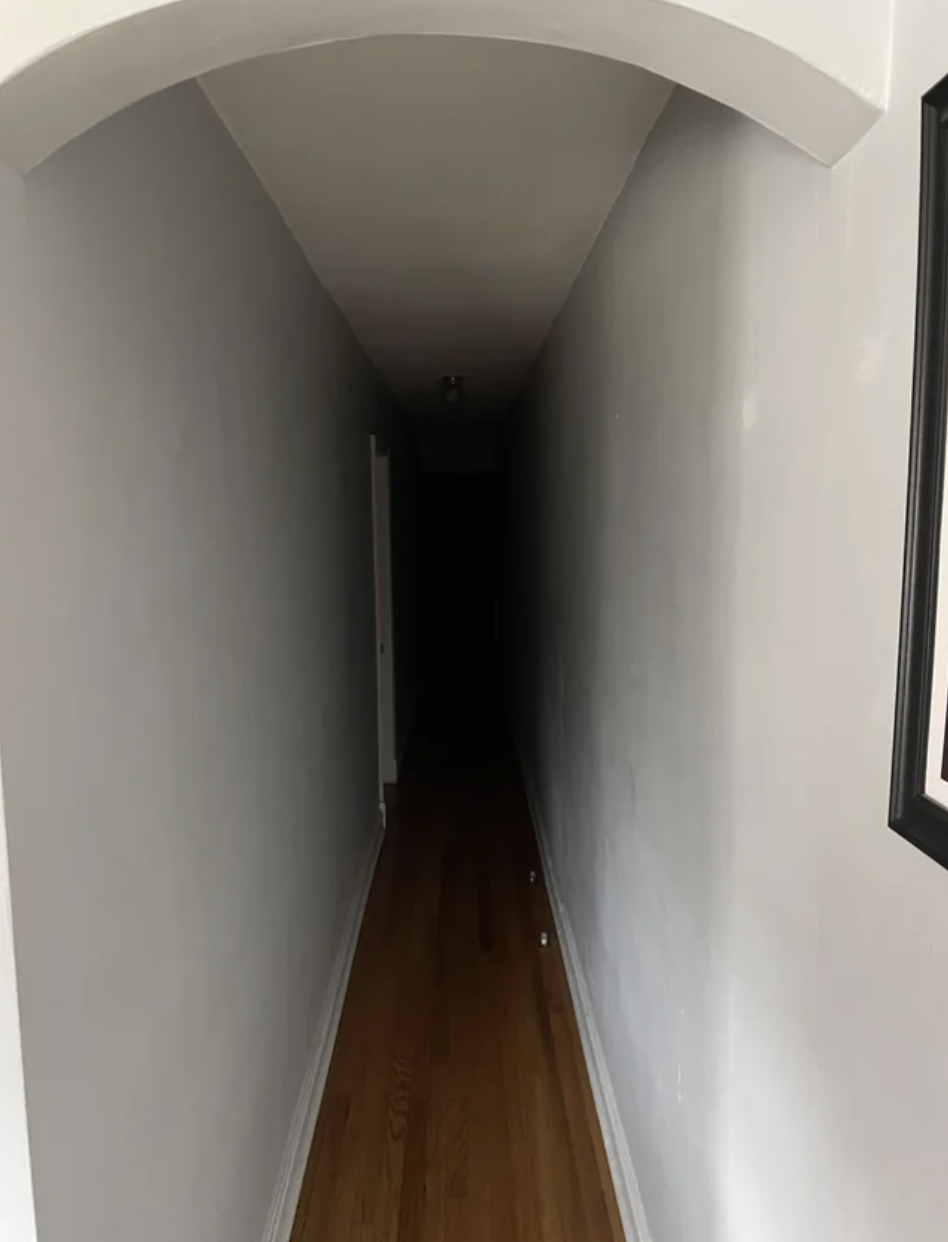 long dark hallway