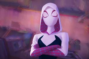 spider-girl in a hood