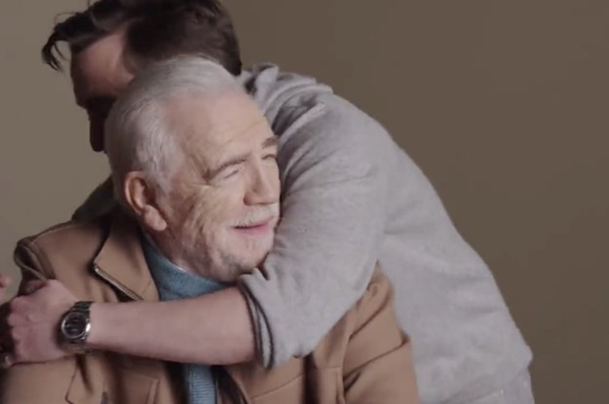 Watch Kieran Culkin Surprise Brian Cox at Photo Shoot