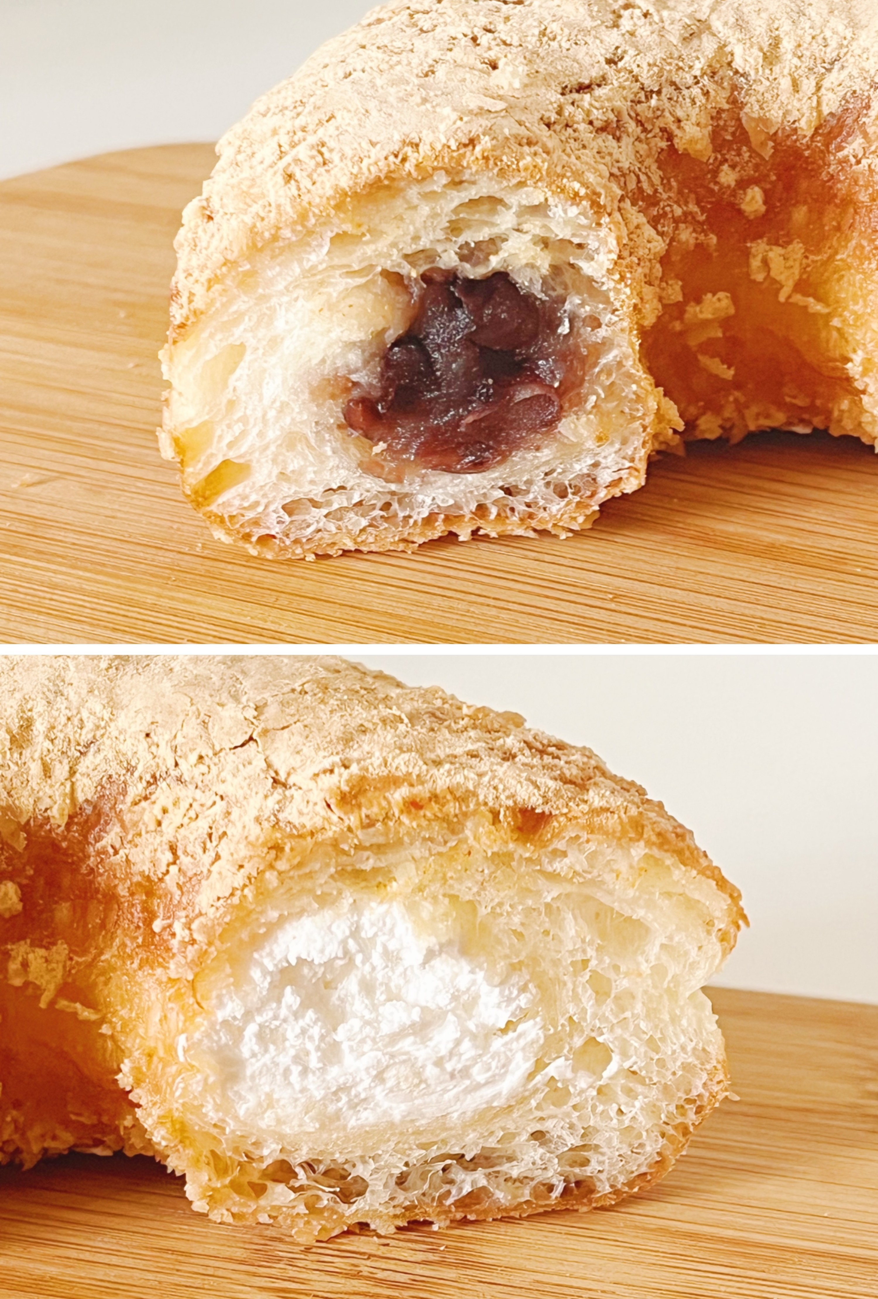 ミスタードーナツのおすすめのドーナツ「ザクもっちリング  あずき＆ホイップ」