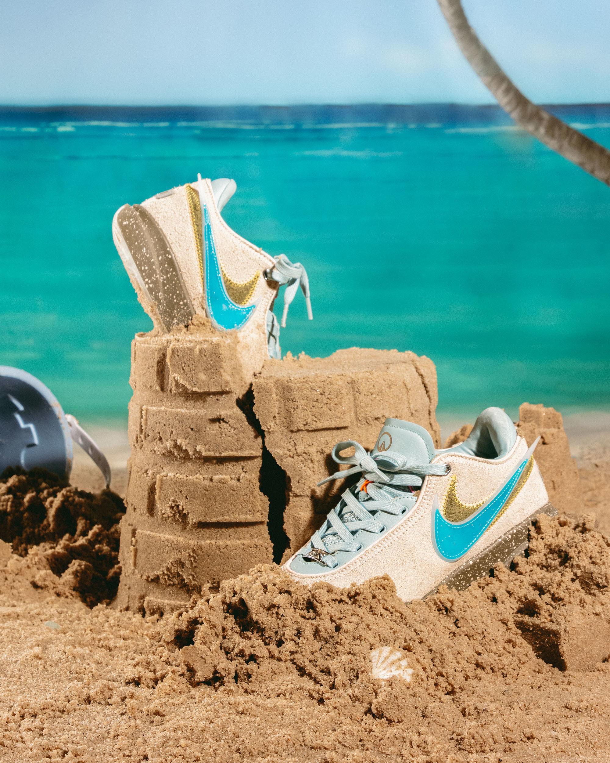 UNKNWN x Nike LeBron 20 Message In A Bottle Release Date Sand Castle Smashed