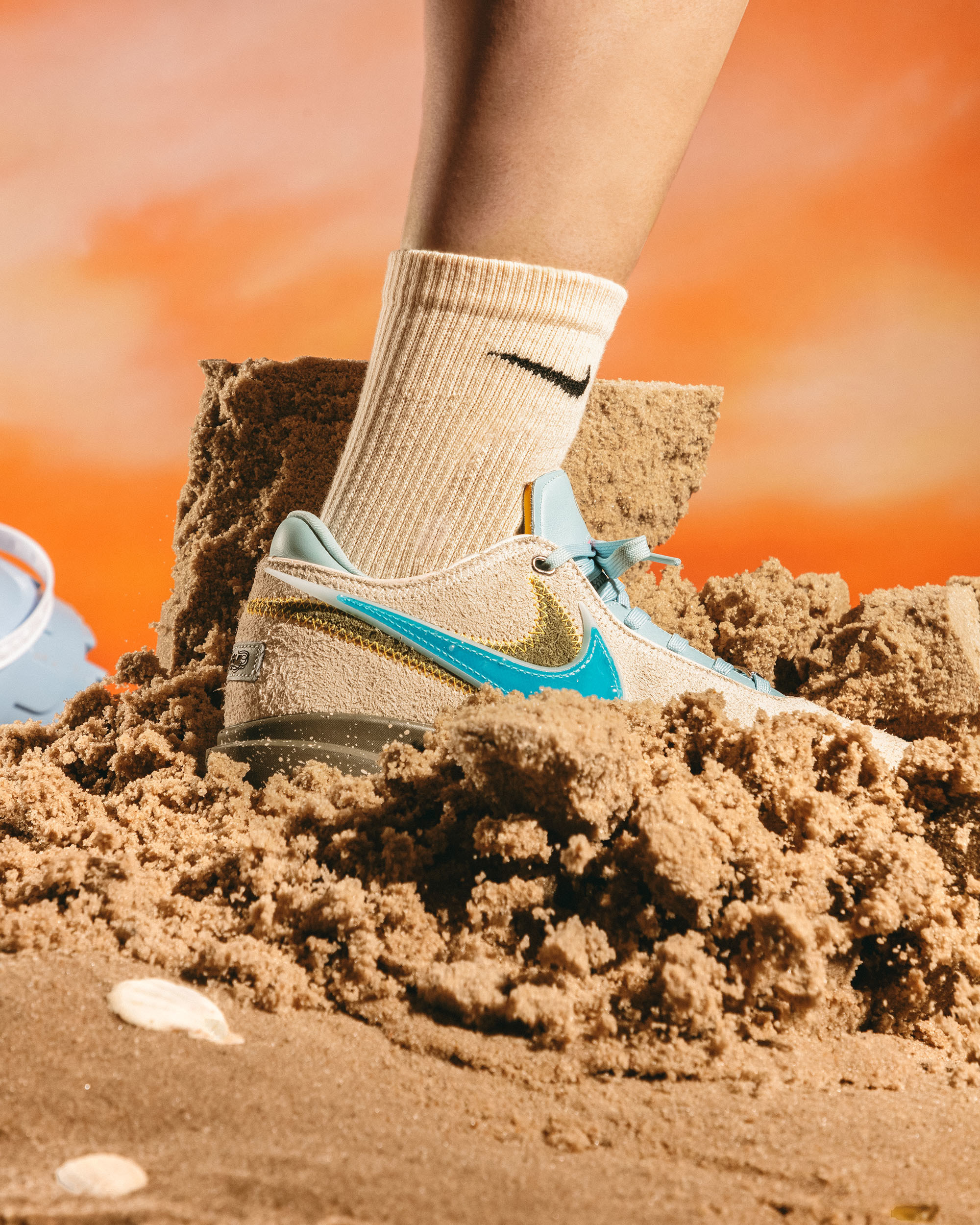 UNKNWN x Nike LeBron 20 Message In A Bottle Release Date On-Foot Sand