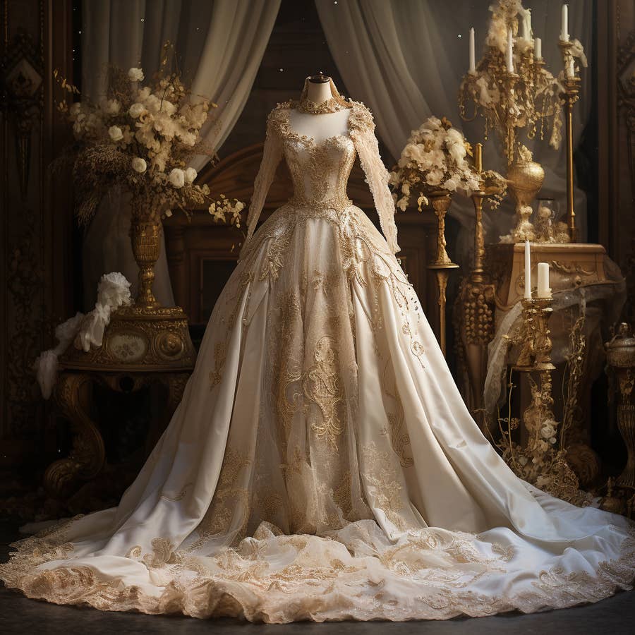 Barbie gowns for hotsell wedding