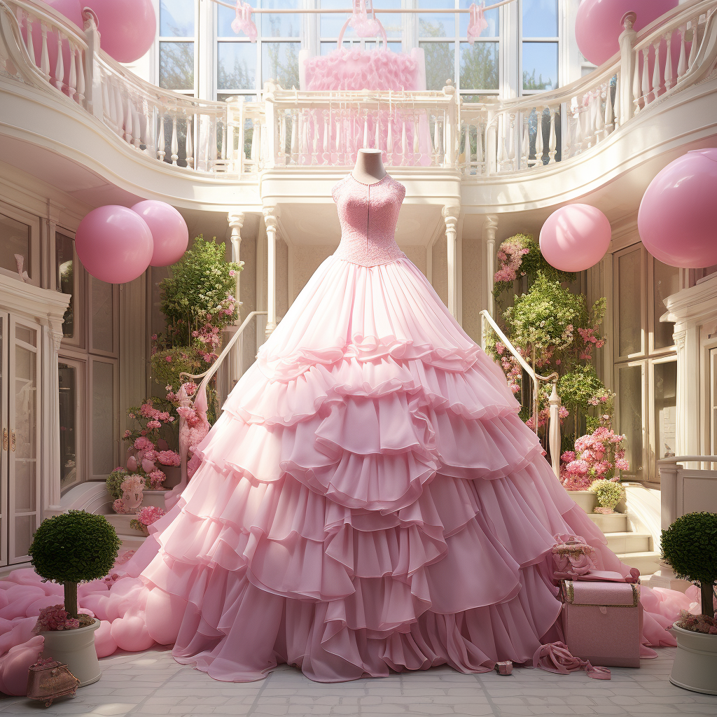 Barbie™ Pink Pleated Lace Up Mermaid Stretch Satin Dress Bridesmaid Dresses  | Azazie