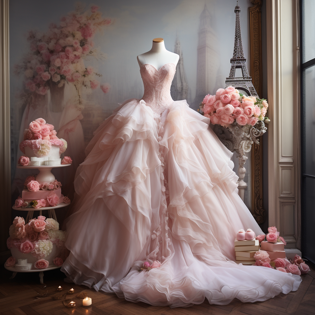 AI Photos Of Barbie Wedding Dresses