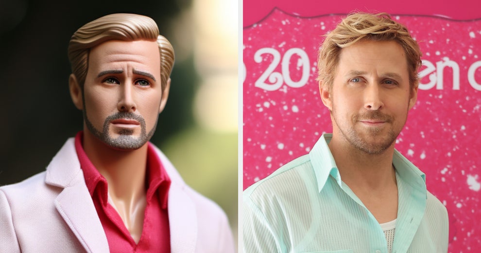 Margot Robbie, Ryan Gosling, And The Barbie Cast As Dolls