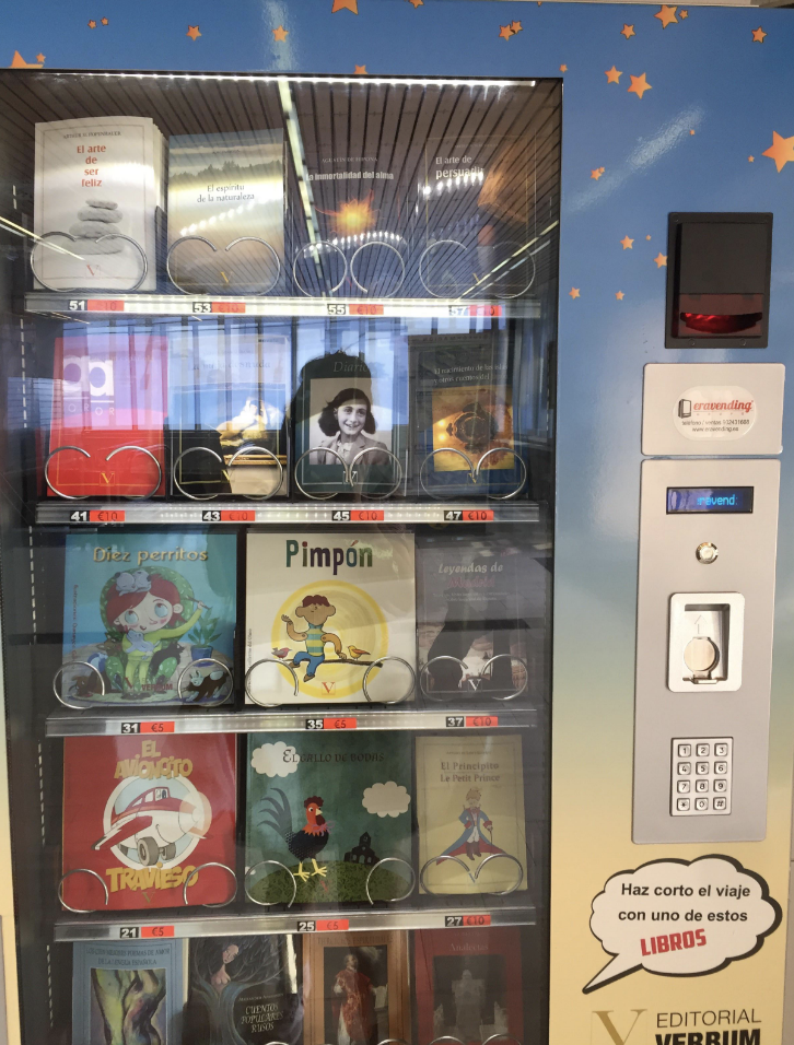 a book vending machine