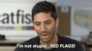 Nev finds red flags when researching a potential catfish