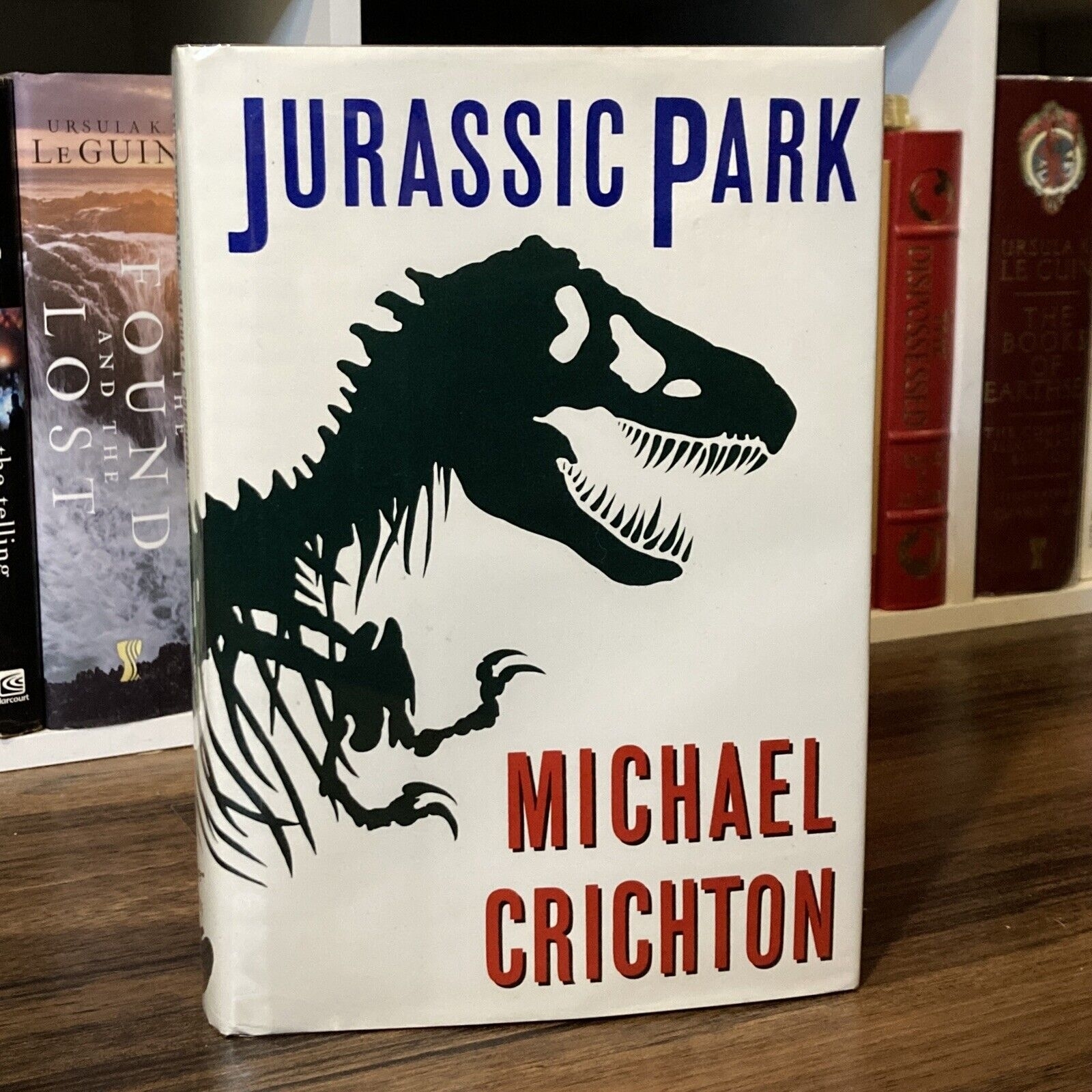 The &quot;Jurassic Park&quot; book cover