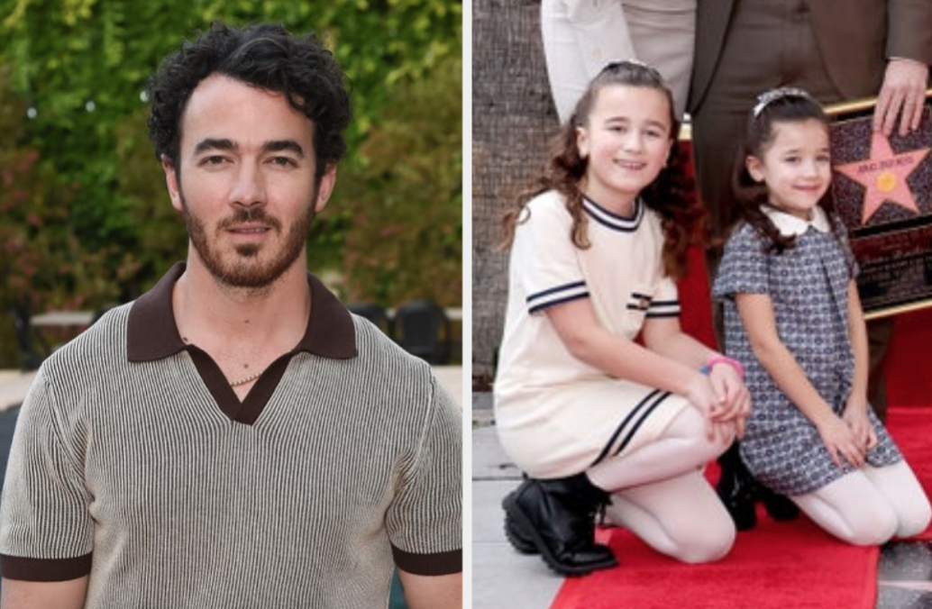 Kevin Jonas and daughters Alena and Valentina