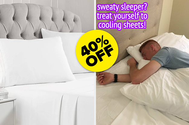 Over 250,000 People Love This Cooling Sheet Set That's On Sale For Prime Day, And It's A Deal You Won't Want To Sleep On