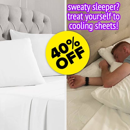 Over 250,000 People Love This Cooling Sheet Set That's On Sale For Prime Day, And It's A Deal You Won't Want To Sleep On