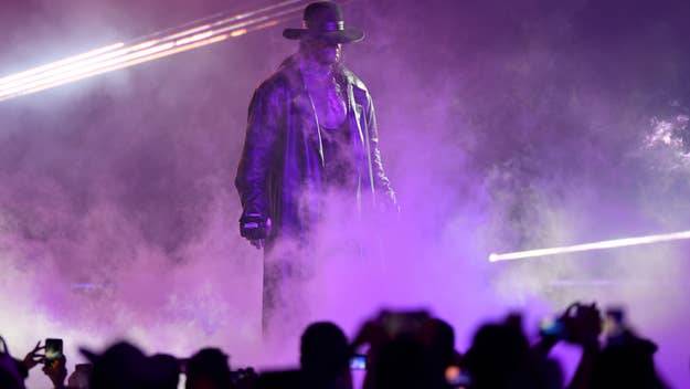 the undertaker pictured undertaking