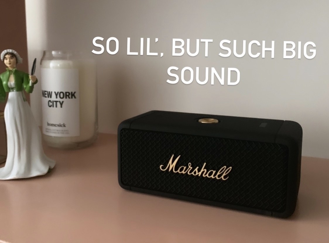 The black mini speaker