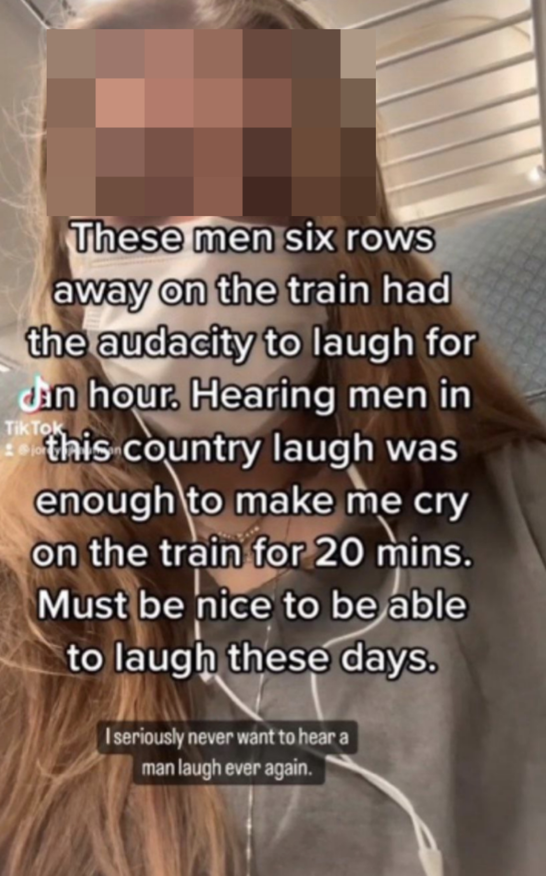 hearing men laugh in this counry was enough to make me cry on the train for 20 minutes