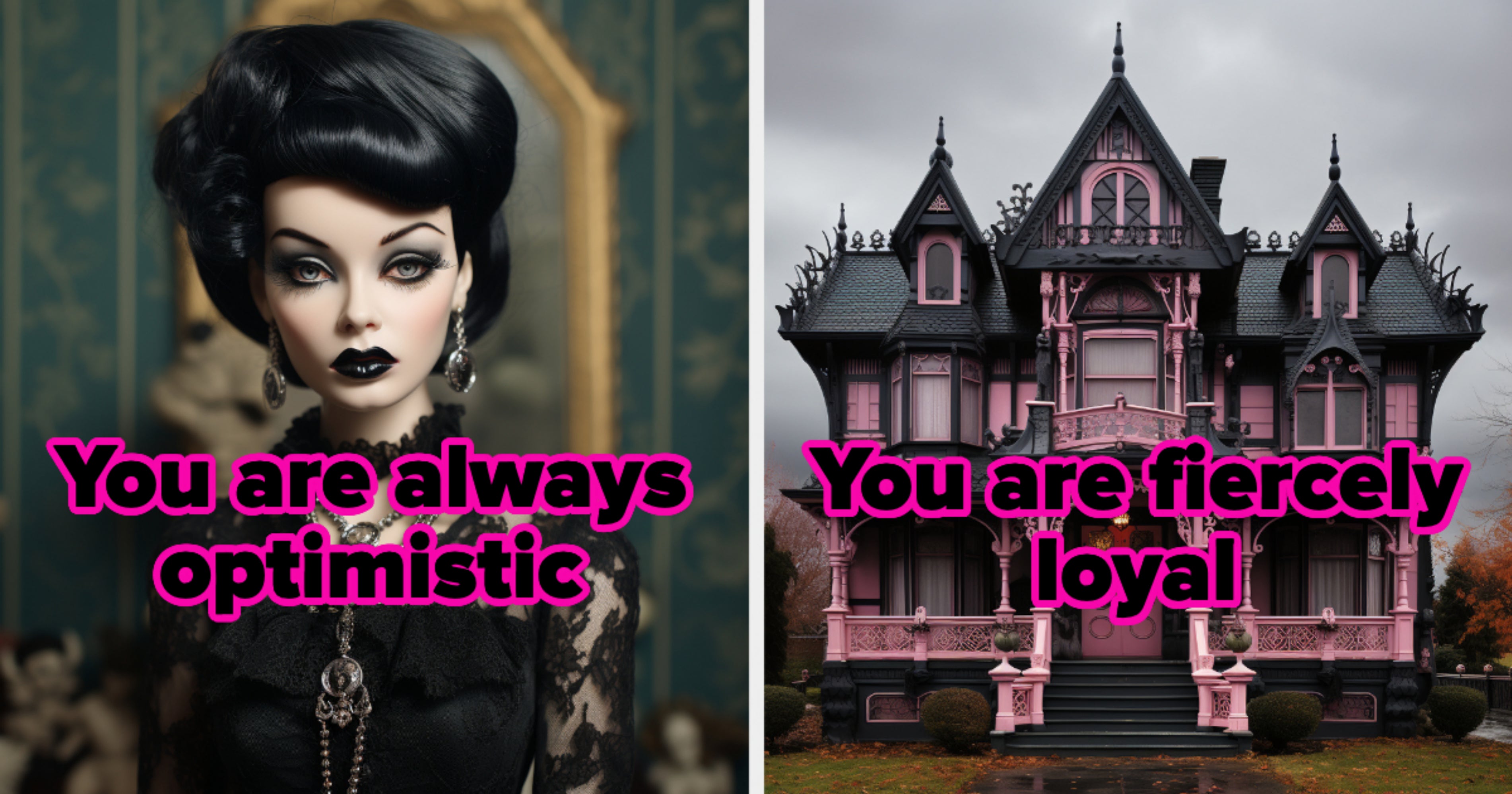 What's My Best Trait? Goth Barbie Quiz