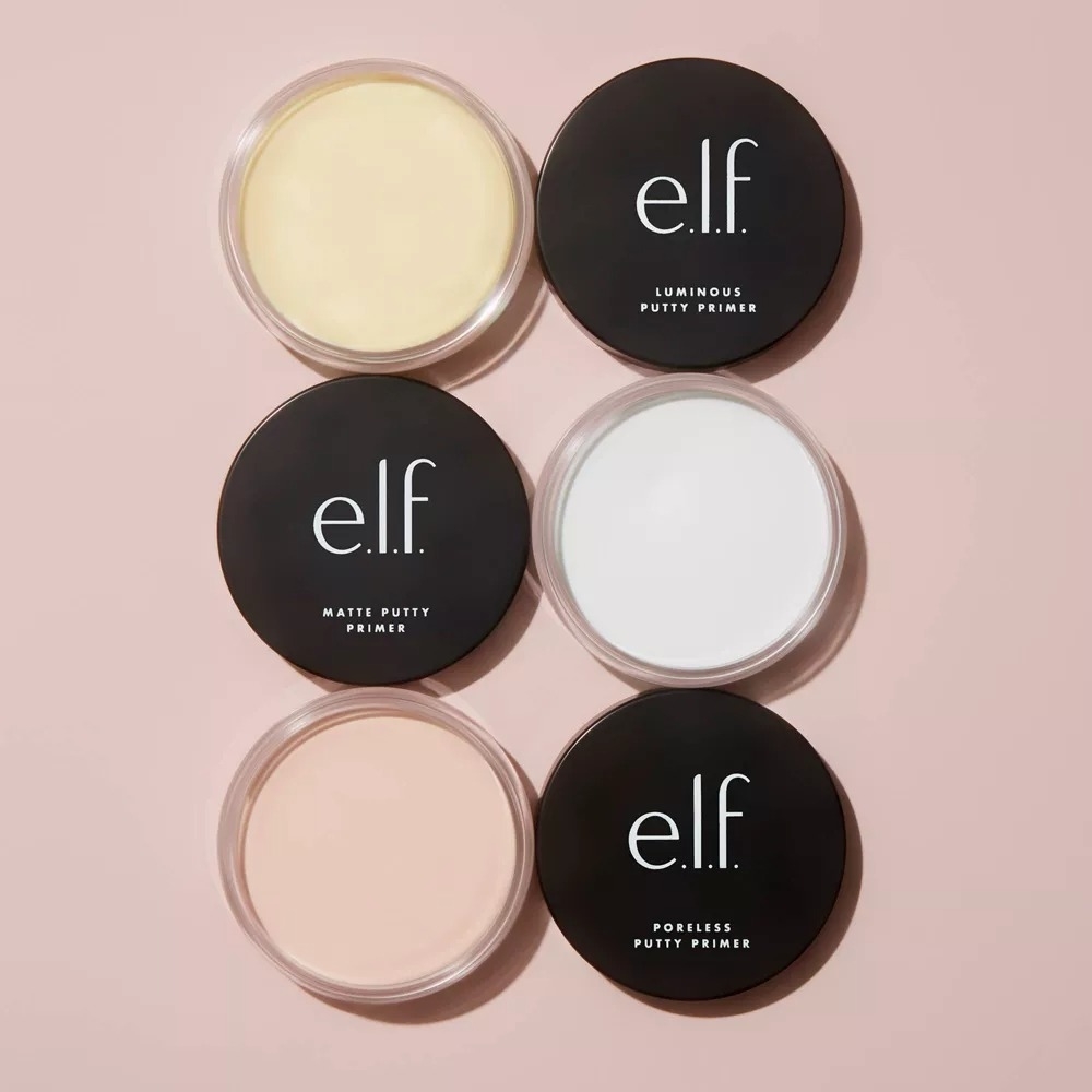 containers of the E.l.f. putty primer