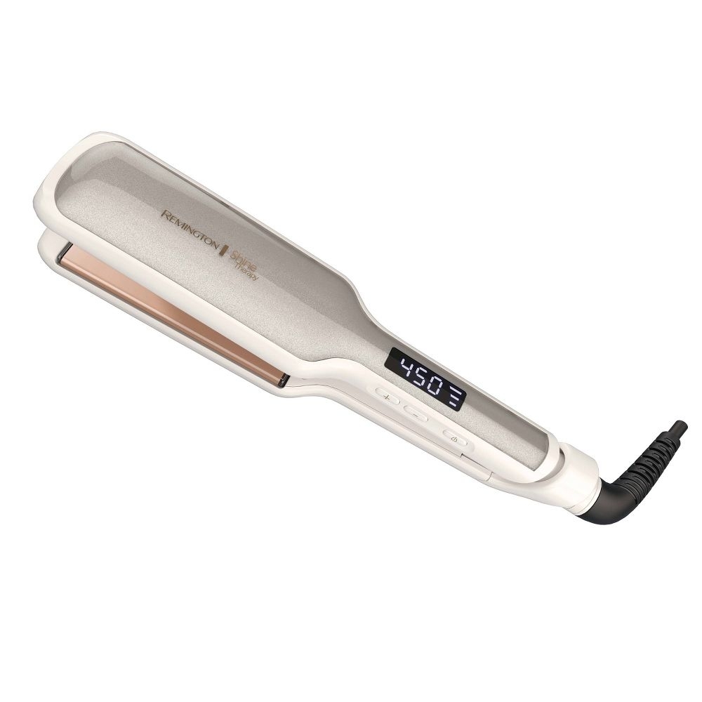 A picture of the hair straightener in gold