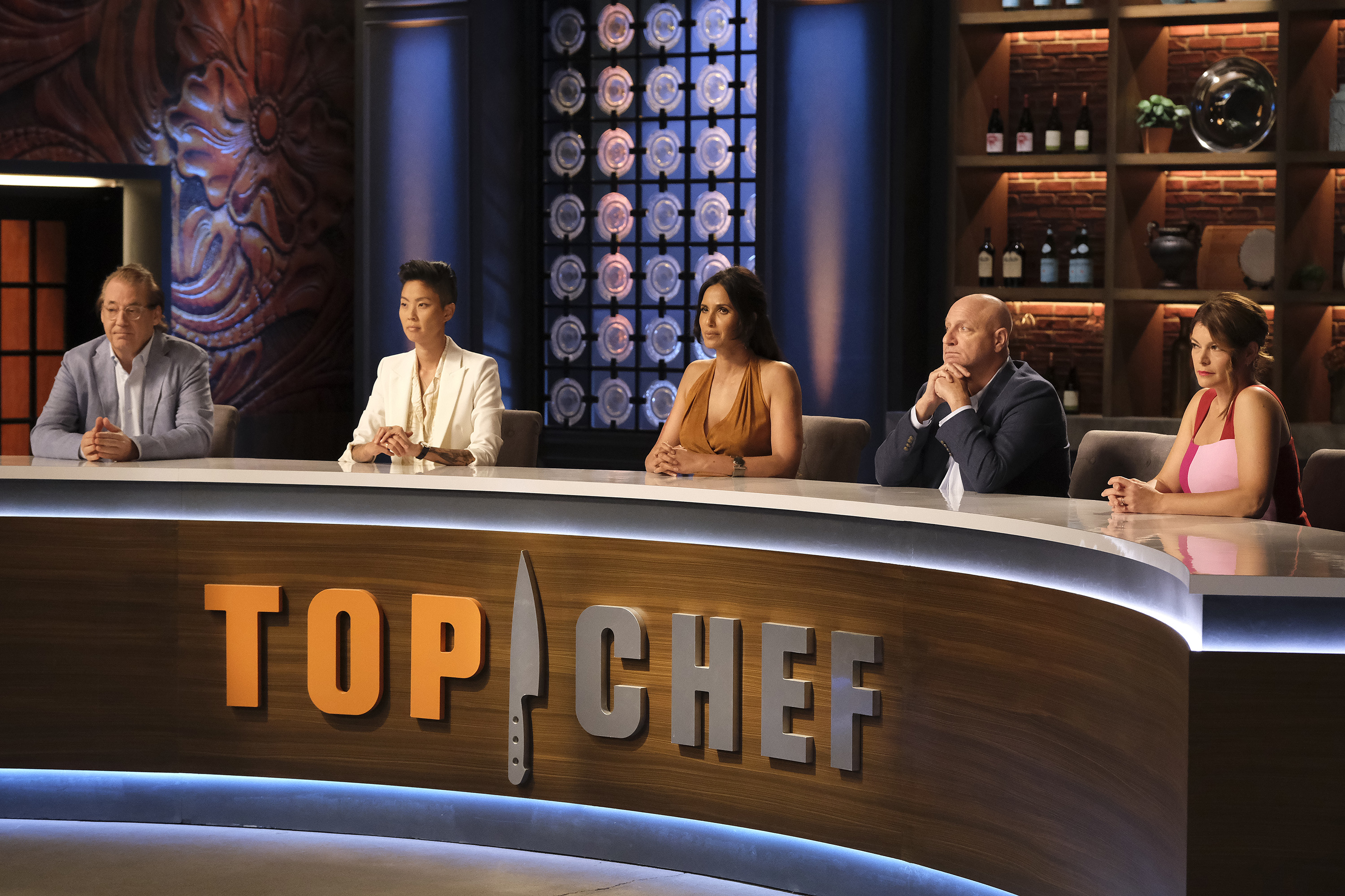 The top chef judges sitting at the panel