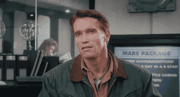 A GIF image of Arnie saying &quot;come on, don&#x27;t bullshit me.&quot;