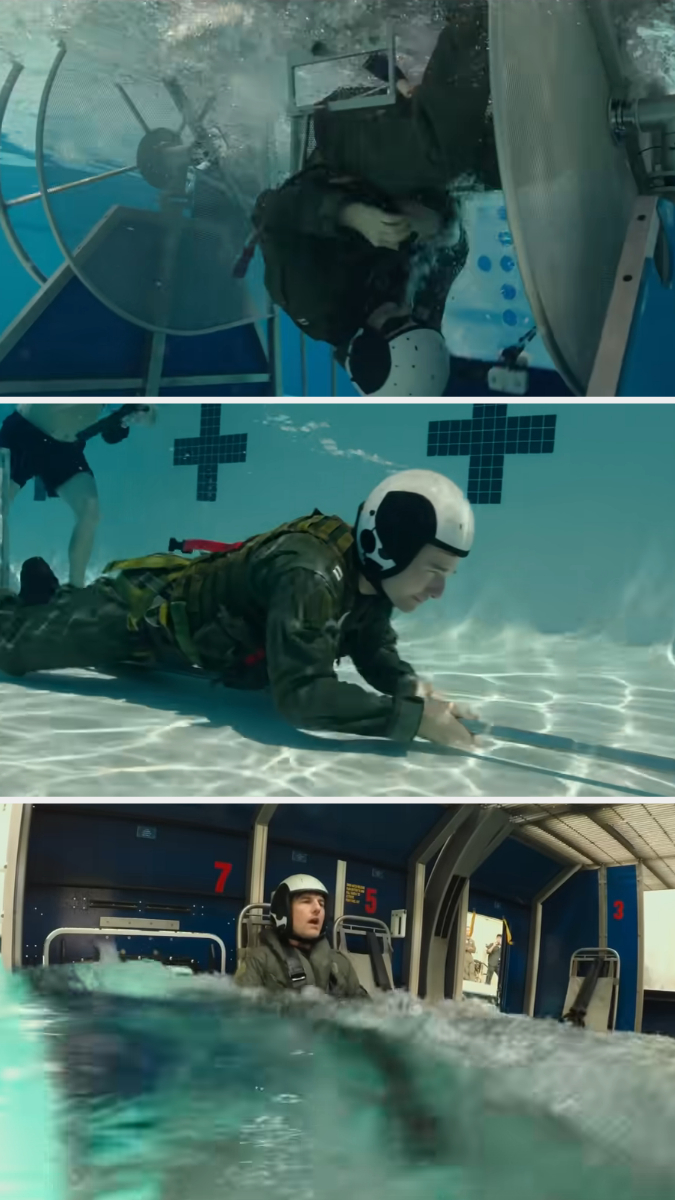 Tom underwater